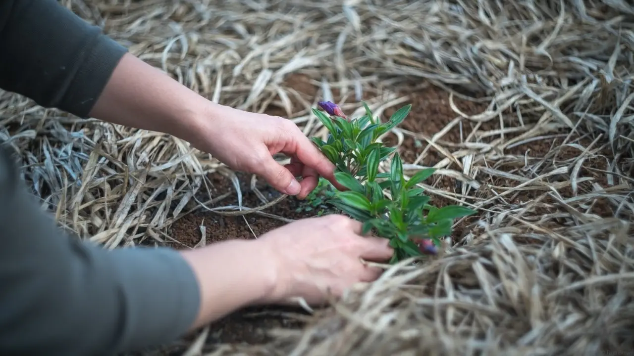 Fai come gli esperti: usa il pacciame naturale per mantenere umide le radici dei fiori Fai come gli esperti: usa il pacciame naturale per mantenere umide le radici dei fiori